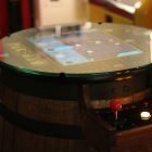 barrel video game arcade